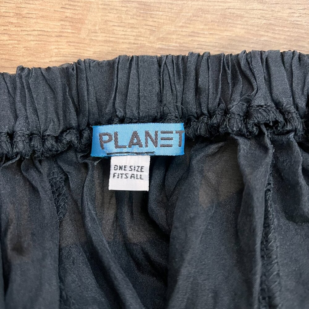 Planet Sheer Black Tulip bottom Skirt - Picture 6 of 8